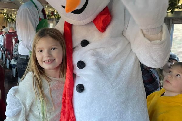 Potomac Eagle, Santa Clause, Christmas Train Ride Frosty the Snowman