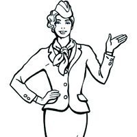 a drawing of a person
