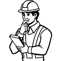 a drawing of a person