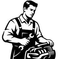 a drawing of a person